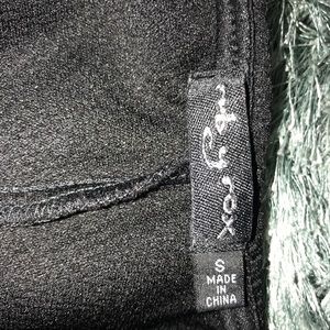 Black dress with accent beads